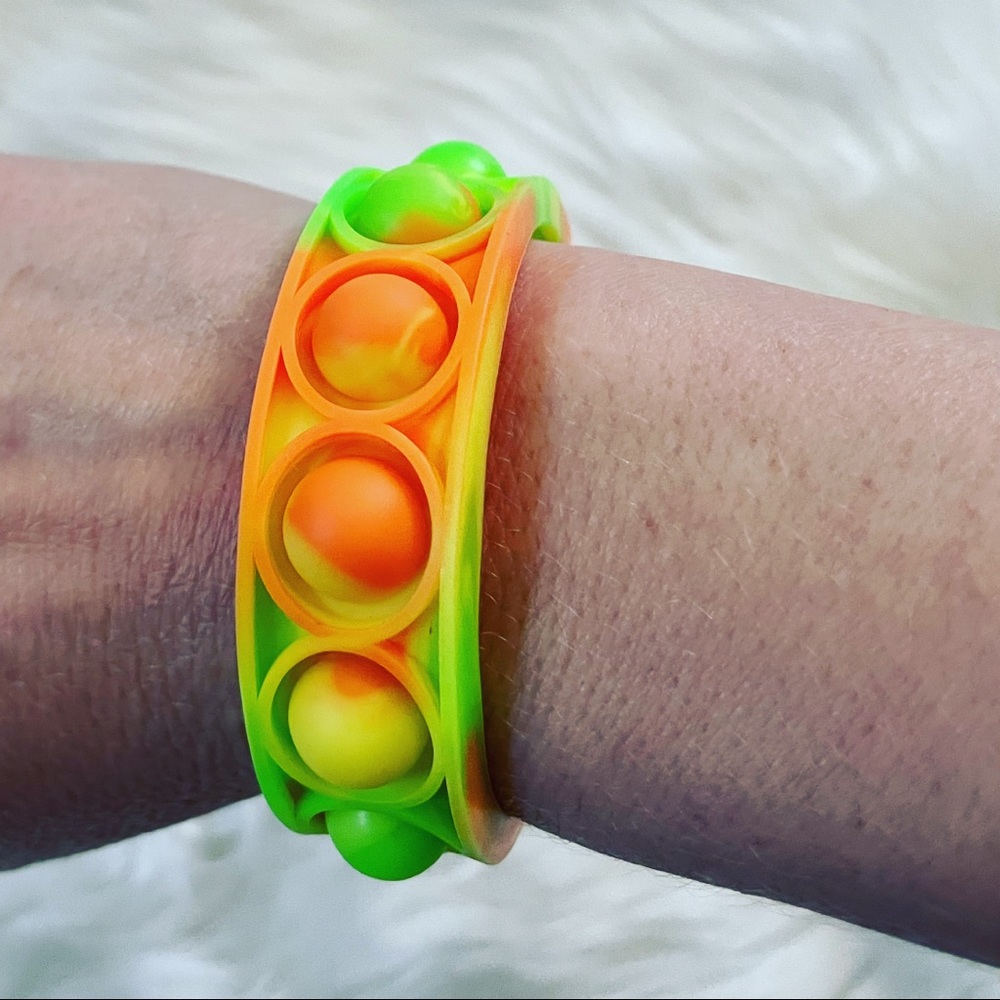Neon Fidget Pop Sensory Bracelet